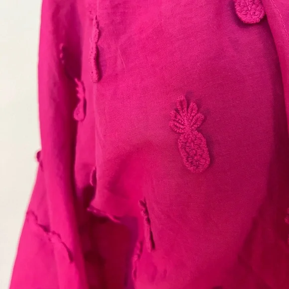 🍍HP🍍 Farm Rio Summer Ready Two Tone Wrap Top M - Picture 11 of 13